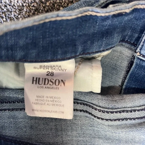 Hudson Jeans Women's Light Blue Skinny Jeans - Picture 7 of 10